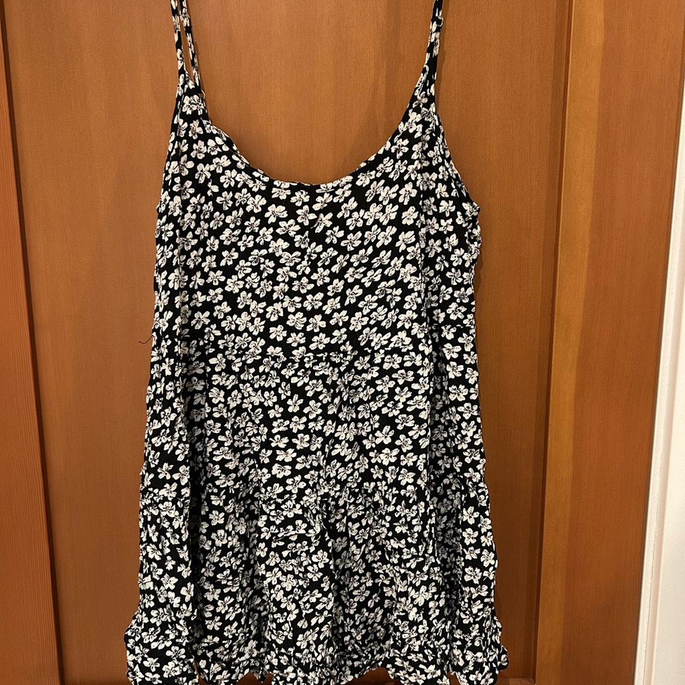 Brandy Melville Floral Print Jada Backless Dress One Size Flowy Boho Cottagecore